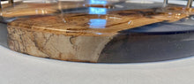 Load image into Gallery viewer, 16 inch round Spalted Maple and Epoxy Drink Tray
