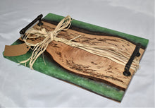 Load image into Gallery viewer, Emerald Green Charcuterie/Cheese Board
