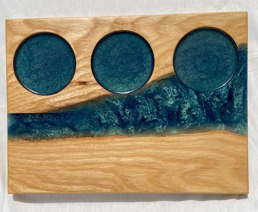 Macaw Blue and Ash Wood Flight Board