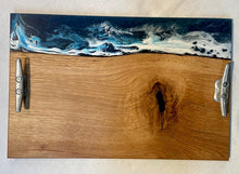 Load image into Gallery viewer, Oak and Waves Charcuterie Board #3
