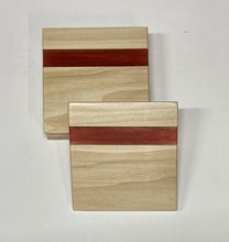 Load image into Gallery viewer, Poplar and Ruby Red Coasters

