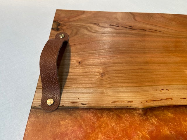 Tangerine and Red Oak Charcuterie Board