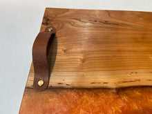 Load image into Gallery viewer, Tangerine and Red Oak Charcuterie Board
