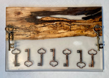 Load image into Gallery viewer, Spalted Maple and Ghost Blue with Keys
