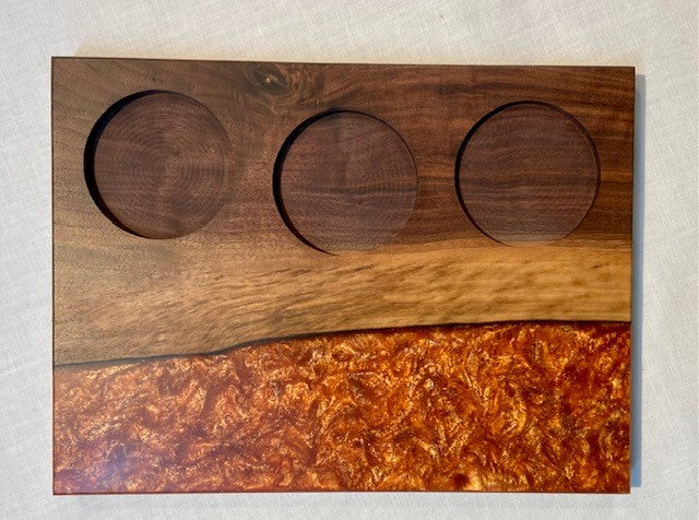 Walnut and Copper Flight Board