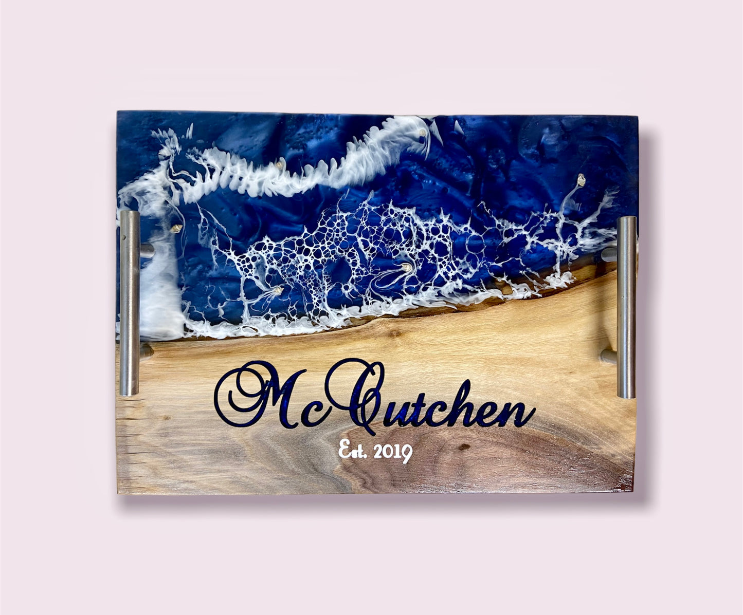 Custom Order Ocean Board with Engraving