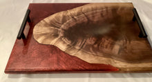 Load image into Gallery viewer, Walnut and Ruby Red Charcuterie Board
