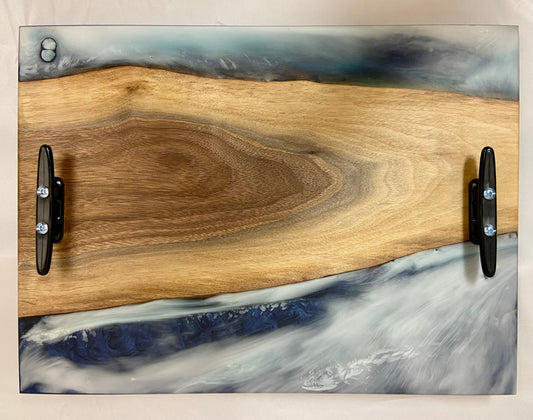 Ocean Board-Walnut and Gentle Waves