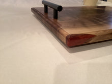 Load image into Gallery viewer, Walnut and Ruby Red Charcuterie Board
