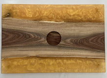 Load image into Gallery viewer, Gold and Walnut Charcuterie Board
