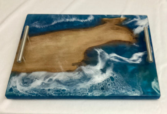 Ocean Waves Charcuterie Board